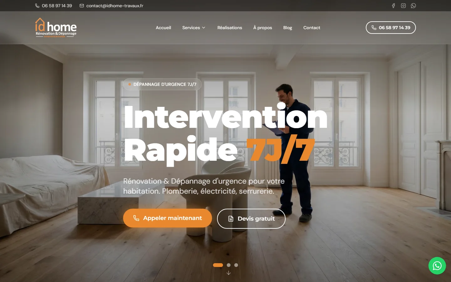 ID HOME — web project by DMC Kreatif