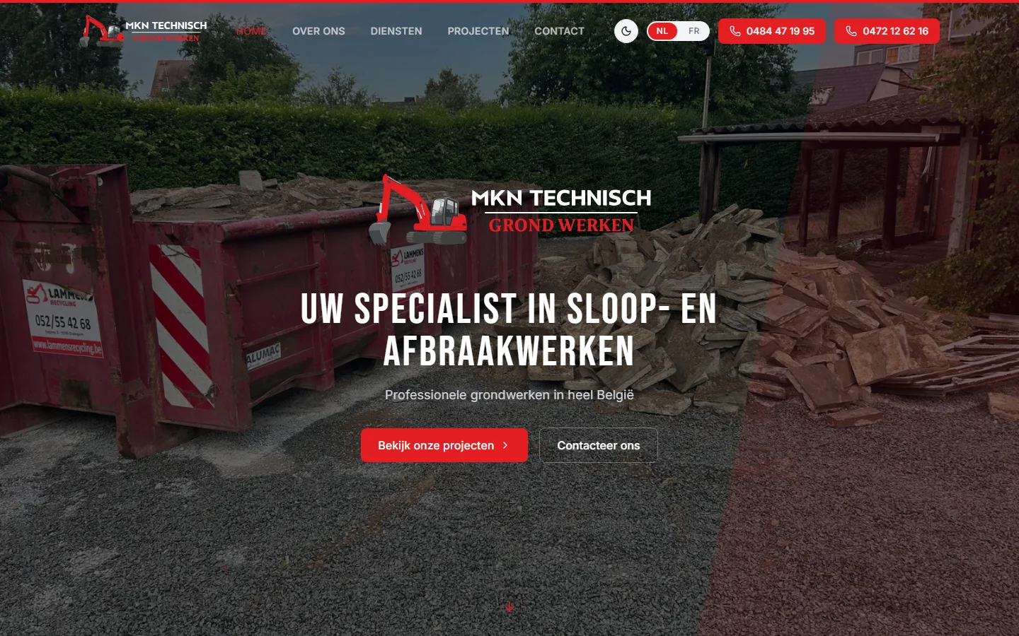 MKN TECHNISCH — web project by DMC Kreatif